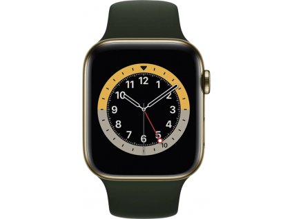 Chytré hodinky Apple Watch Series 6 / 44 mm / 32 GB / GPS + cellular / Cyprus green / ROZBALENO