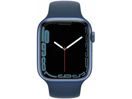 apple watch series 7 gps 45mm aluminium blau mit sportarmband abyssblau~2
