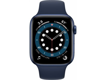 Chytré hodinky Apple Watch Series 6 / 44 mm / 32 GB / GPS + Cellular / Dark marine / ZÁNOVNÍ