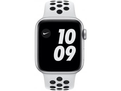 Chytré hodinky Apple Watch Nike Series 6 / 40 mm / 32 GB / GPS / Platinum/Black / 2. JAKOST