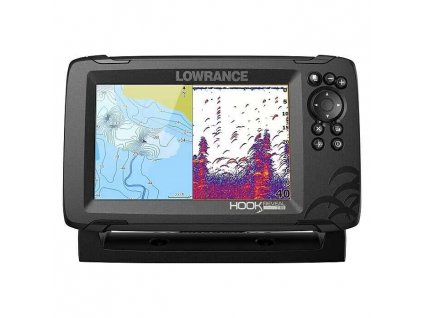 Sonar na ryby Lowrance Hook Reveal 7 / snímač 83/200 HDI / Solar Max Display / ROZBALENO
