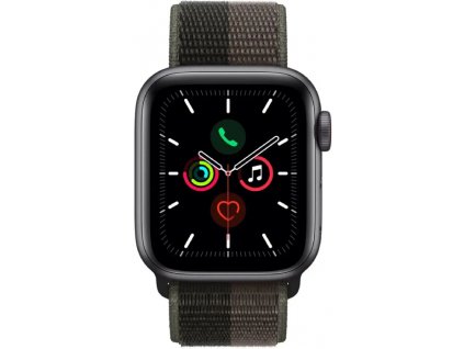 Chytré hodinky Apple Watch SE (1. gen) / 44 mm / 32 GB / GPS + Cellular / provlékací sportovní řemínek / Tornado/Grey / 2. JAKOST