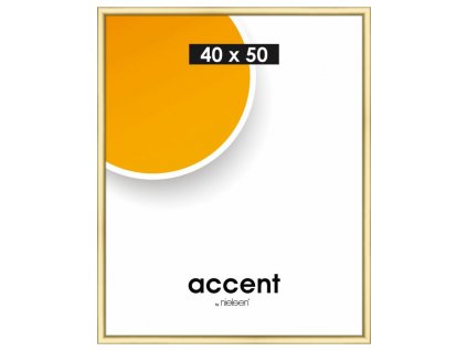 nielsen accent kunststoffrahmen colorado 40x50 cm gold