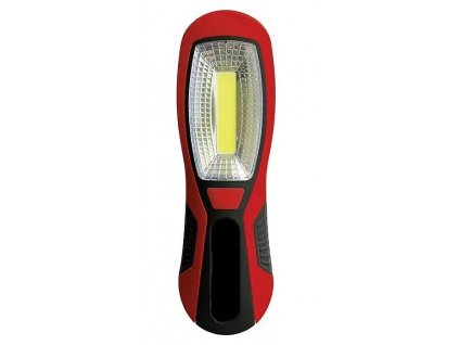 LED svítilna / 3 W / 200 lm / 3 x AA / 200 lm / IP20 / plast / červená/černá