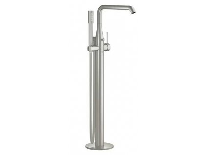 Jednopáková baterie na podlahu Grohe Essence / 88,4 cm / stříbrná / matná