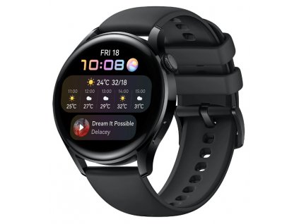 Chytré hodinky Huawei Watch 3 Activ 55026820 / 16 GB / GPS / NFC / Black / 2. JAKOST
