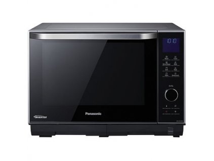 Mikrovlnná trouba Panasonic NN-DS596MEPG / 1400 W / 27 l / černá/stříbrná / ROZBALENO