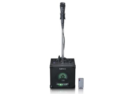Karaoke systém Lenco BTC-070BK / 8 W / Bluetooth 5.0 / černá / ZÁNOVNÍ