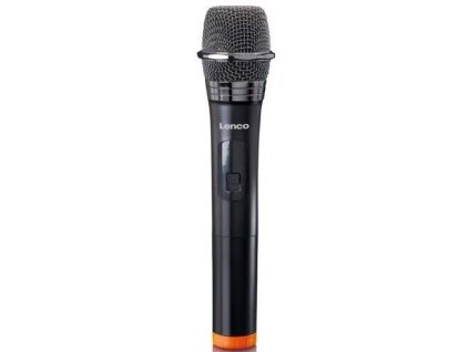 Bezdrátový mikrofon MCW-011BK / 6,5 mm jack připojení / On/Off vypínač / 60-15000 Hz / černá / ROZBALENO