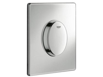 WC ovládací tlačítko Grohe Skate Air / 15,6 x 19,7 cm / 1-činné / plast / vertikální instalace / chrom