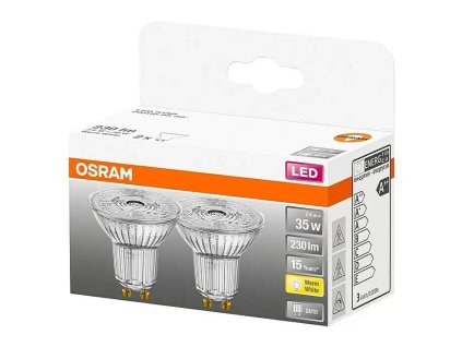 Sada LED žárovek Osram Star  GU10 / 2,6W / PAR16 / 230 lm / 2 ks