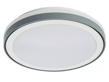 Kulaté stropní LED svítidlo / 24 W / Ø x V: 40 x 8 cm / teplá bílá / bílá/šedá / ROZBALENO