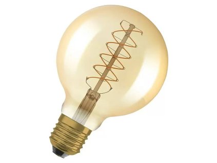 LED žárovka Osram Vintage 1906 / 7 W / E27 / stmívatelná / teplá bílá / zlatá