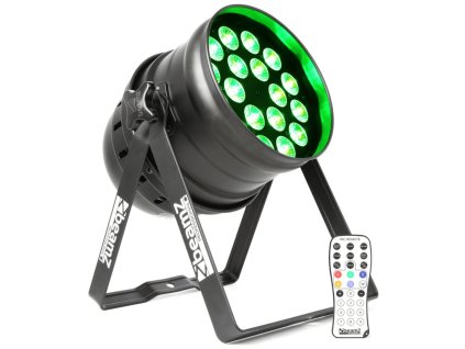 LED reflektor Beamz BPP210 / 18 x 12 W / RGBW / IR / DMX / černá / POŠKOZENÝ OBAL