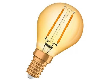 LED žárovka Osram Vintage 1906 / 2,5 W / E14 / teplá bílá / zlatá