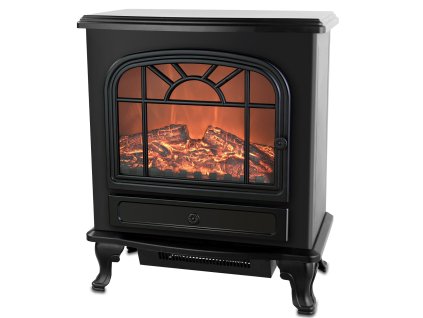 DMS Elektrický krb stojící SKB-2000B krbové topení LED, 2000 W / černá (iris-variant-id ivi0)