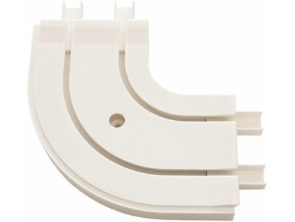 Kulatý oblouk Gardinia 2stopý GE2 / prodloužení 13,5 x 13,5 cm / bílá (iris-variant-id ivi0)