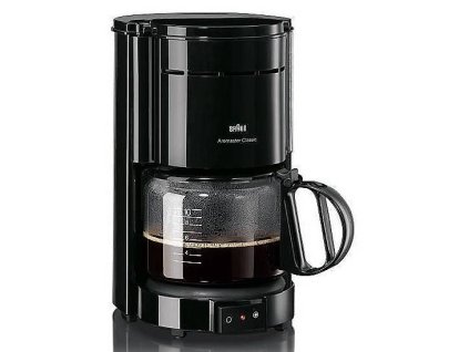 Překapávač kávy Braun Aromater Classic KF47/1BK / 8 - 10 šálků / 1000 W / 1,25 l / černá (iris-variant-id ivi0)