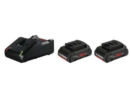 Startovací sada Bosch 2× ProCORE18V 4.0Ah + GAL 1880 CV Professional 1600A01BA3  / černá (iris-variant-id ivi0)