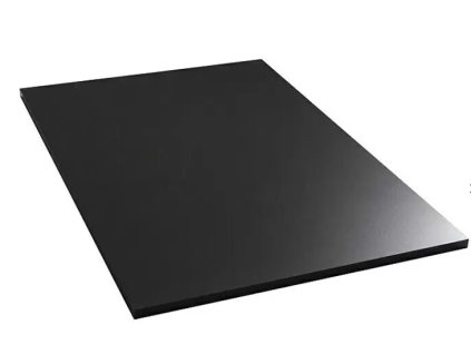 Deska stolu 120 x 80 x 2,5 cm / antracit (iris-variant-id ivi0)