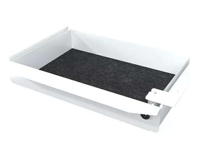 Uzamykatelná zásuvka Storit 270 x 400 x 75 mm / lakovaná ocel / bílá (iris-variant-id ivi0)