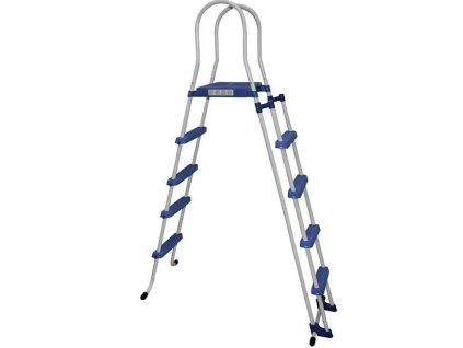 Bazénové schůdky / výška 201 cm / nosnost 100 kg / ocel / plast / bílá/modrá (iris-variant-id ivi1)