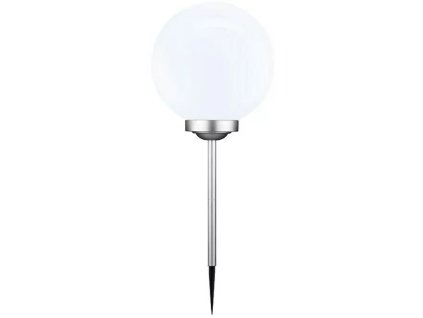 Solární LED lampa / O 30 cm / IP44 / 1,2 V / 200 mAh / studená bílá / bílá (iris-variant-id ivi1)
