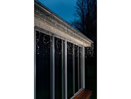 Světelné LED rampouchy Metro PROFI / 200 LED / 10 m / venkovní i vnitřní / teplá a studená bílá (iris-variant-id ivi0)