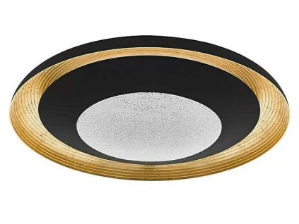 Kulaté stropní LED svítidlo Eglo Canicosa 2 / O 49,5 cm / 24,5 W / černá/zlatá (iris-variant-id ivi1)