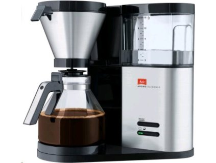 Překapávač Melitta Aroma Elegance 1012-01 / 1000 W / 10-15 šálků / nerez/černá (iris-variant-id ivi0)