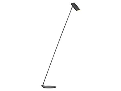 Stojací LED lampa Lucide Hester / výška 137 cm / 7 W / pohyblivá hlava lampy / 230 V / GU10 / IP20 / antracitová (iris-variant-id ivi0)