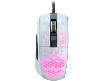 Herní myš Roccat Burst Pro (ROC-11-746) / 16000 DPI / 1 ms / 6 tlačítek / bílá (iris-variant-id ivi0)