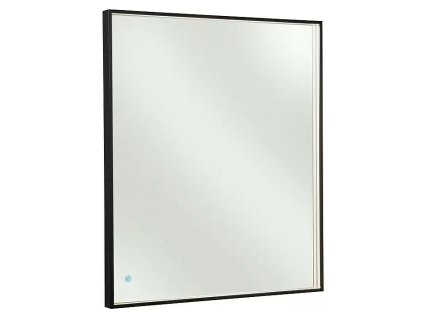 Nástěnné LED zrcadlo / 50 x 80 cm / 31 W / 3100 lm / neutrální bílá / sklo / hliník / černá (iris-variant-id ivi0)