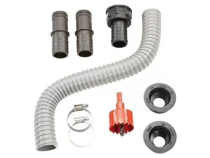 Propojovací sada Garantia Flex-Comfort / délka hadice 40 cm / šedá (iris-variant-id ivi0)