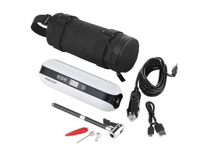 Aku kompresor Fischer / vzduchová pumpa 10,3 bar / powerbanka / baterka / bílá (iris-variant-id ivi0)