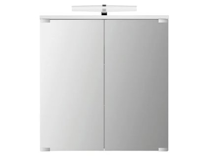 LED zrcadlová skříňka Kyla s osvětlením / 60 x 69,4 cm / MDF / bílá (iris-variant-id ivi0)