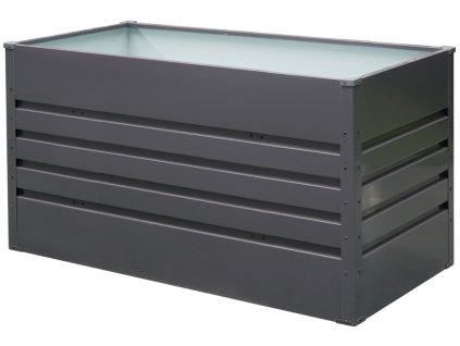 Vyvýšený zahradní záhon BestBerg VZ-735A / 735 l / 150 x 70 x 70 cm / šedá (iris-variant-id ivi0)