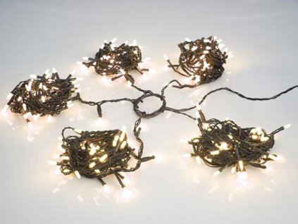 Světelný LED dekorativní závěs na stromeček Light Creations Speed Light / 140 LED / do 150 cm / venkovní i vnitřní / teplá bílá (iris-variant-id ivi0)