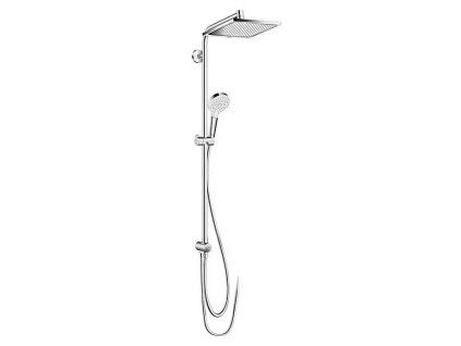 Sprchový systém Hansgrohe Crometta E Showerpipe 240 / lesklý chrom (iris-variant-id ivi0)