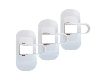 Sada 3 dětských pojistek dveří Dreambaby / bílá (iris-variant-id ivi0)