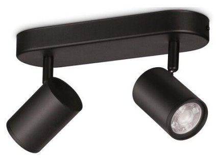 Bodové svítidlo WiZ TUNAGLE IMAGEO 2xGU10 / 10 W / kov / černá