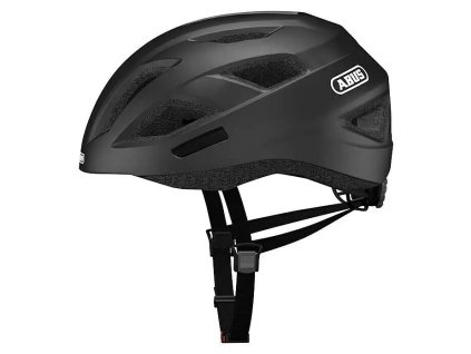 Cyklistická helma Abus City / 57-61 cm / zadní LED / černá