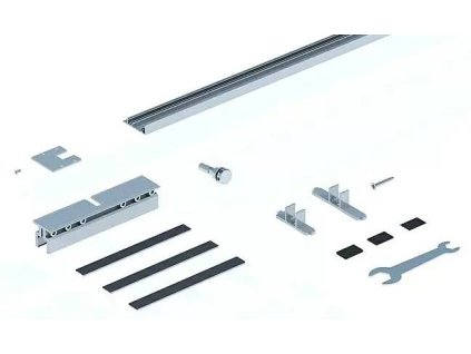 Systém upínání posuvných dveří Knauf Pocket Kit / nosnost 120 kg / ocel