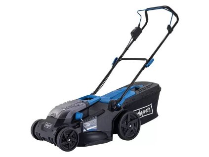 Akumulátorová sekačka na trávu 4v1 Scheppach IXES 20V BC-MP430-X / 43 cm / BEZ AKUMULÁTORU A NABÍJEČKY / černá/modrá