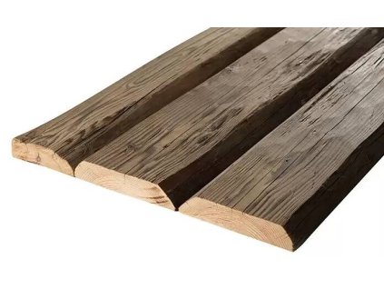 Rekultivované dřevěné krokve 150 x 14 x 2,5 cm / smrk/jedle