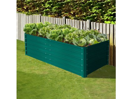Vyvýšený zahradní záhon BestBerg VZ-940Z / 940 l / 180 x 90 x 58 cm / zelená