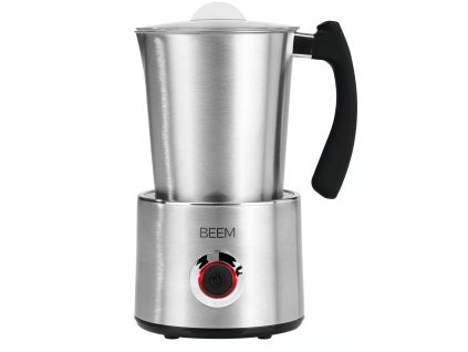 Napěňovač mléka BEEM MILK-Swirl 09673 / LED displej / 650 W / 230 ml / černá/stříbrná