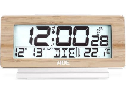 ade hodiny a budik ade bambusova radiove rizene 12 6 cm 118845 779e137 s543x531