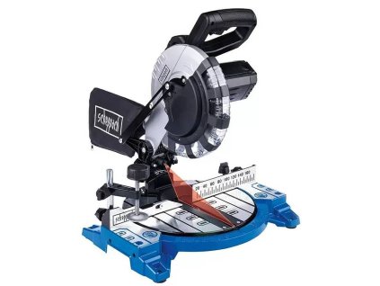 Pokosová pila s laserem Scheppach HM 210 L / 1500 W / 4900 ot./min. / Ø kotouče 210 mm / modrá/černá