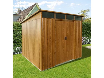 Zahradní domek BestBerg ZDSL-6D / 6,6 m² / 238 x 279 x 203 cm / dřevo/hnědá